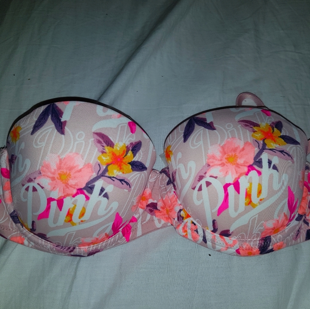 Strapless push up bra with straps 34 AA